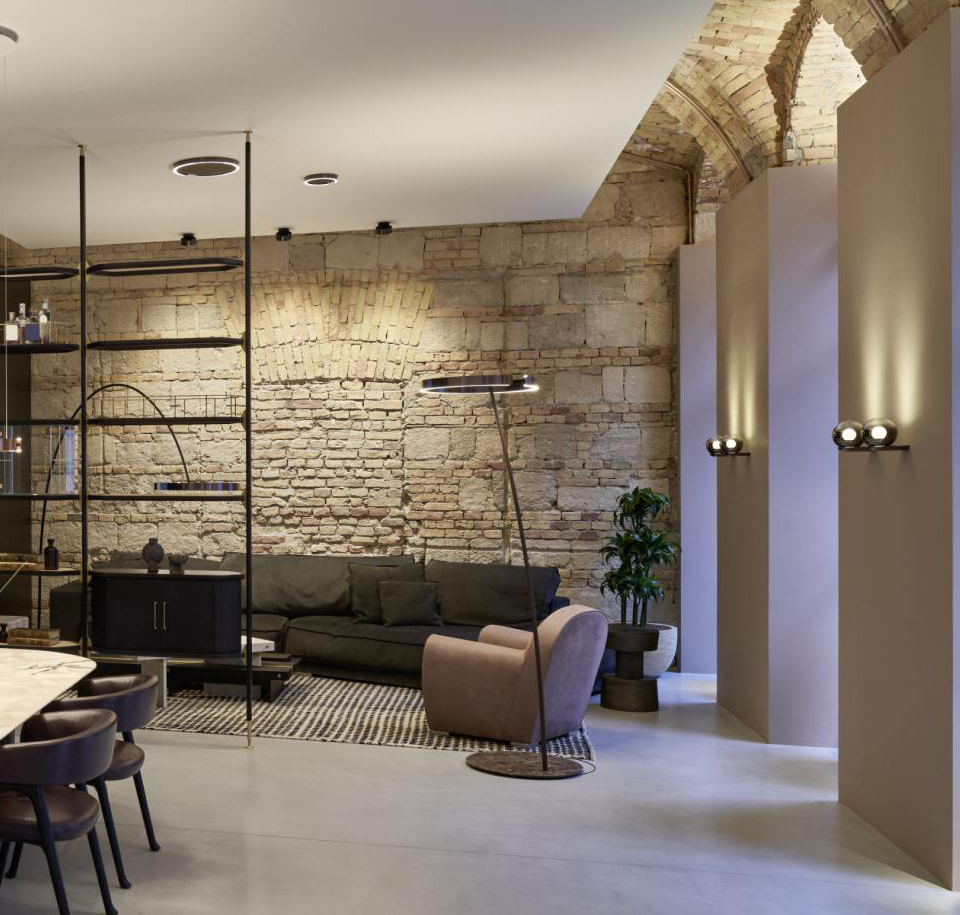 Sengfelder Occhio - Wandleuchte Luna parete