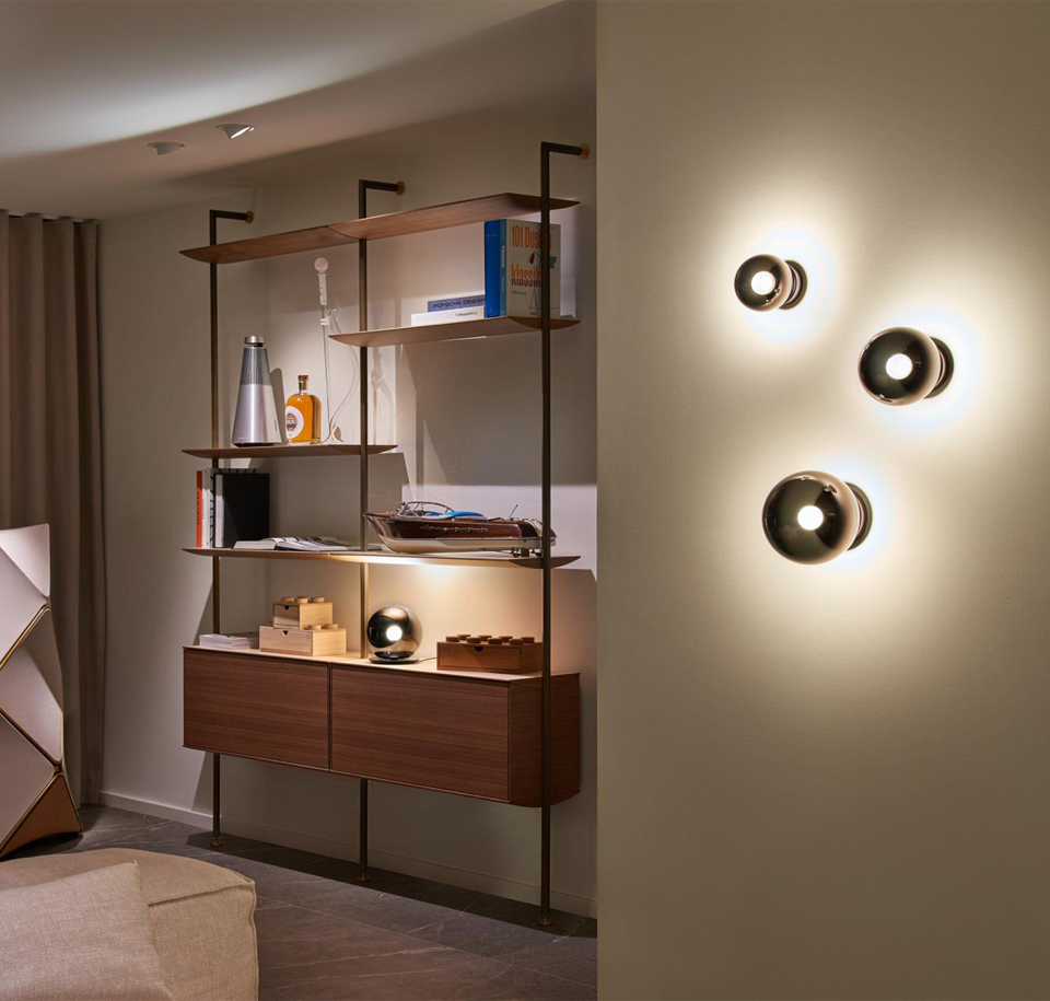 Sengfelder Occhio - Wandleuchte Luna scura 125