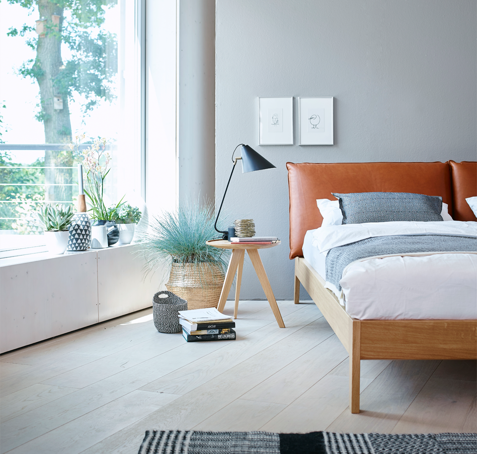 Sengfelder Möller Design - Bett Alva Eiche natur