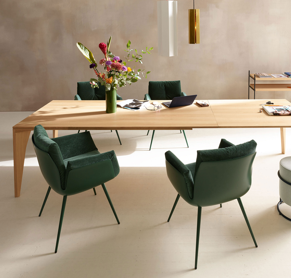 Sengfelder COR - Stuhl Alvo mit Metallrohrgestell