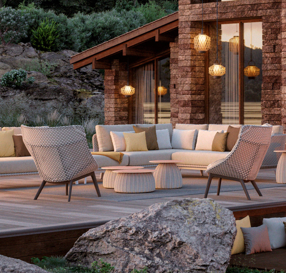 Sengfelder Dedon - Outdoor-Beistelltisch Porcini