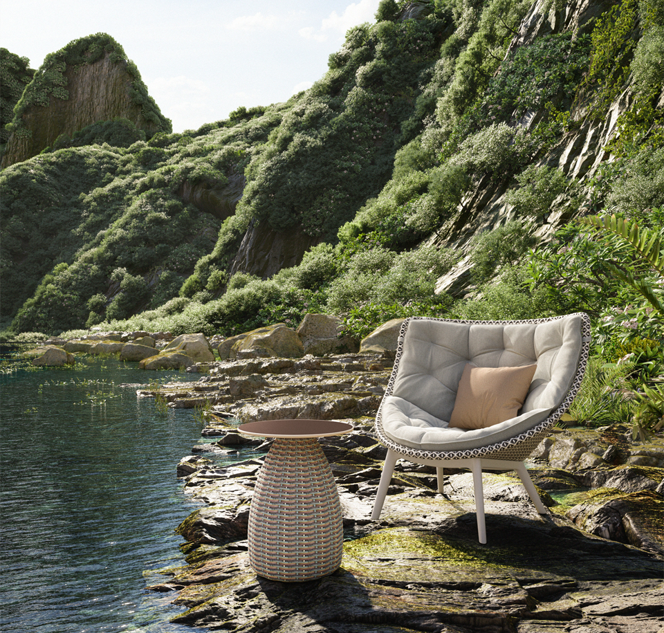 Sengfelder Dedon - Outdoor-Sessel Mbrace Alu Wing Chair