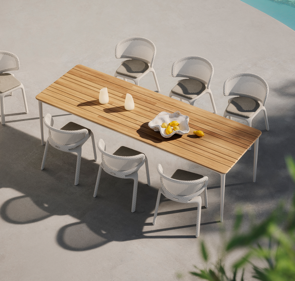 Sengfelder Dedon - Outdoor-Tisch Bellmonde Esstisch klein