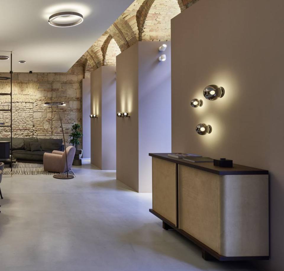 Sengfelder Occhio - Wandleuchte Luna parete