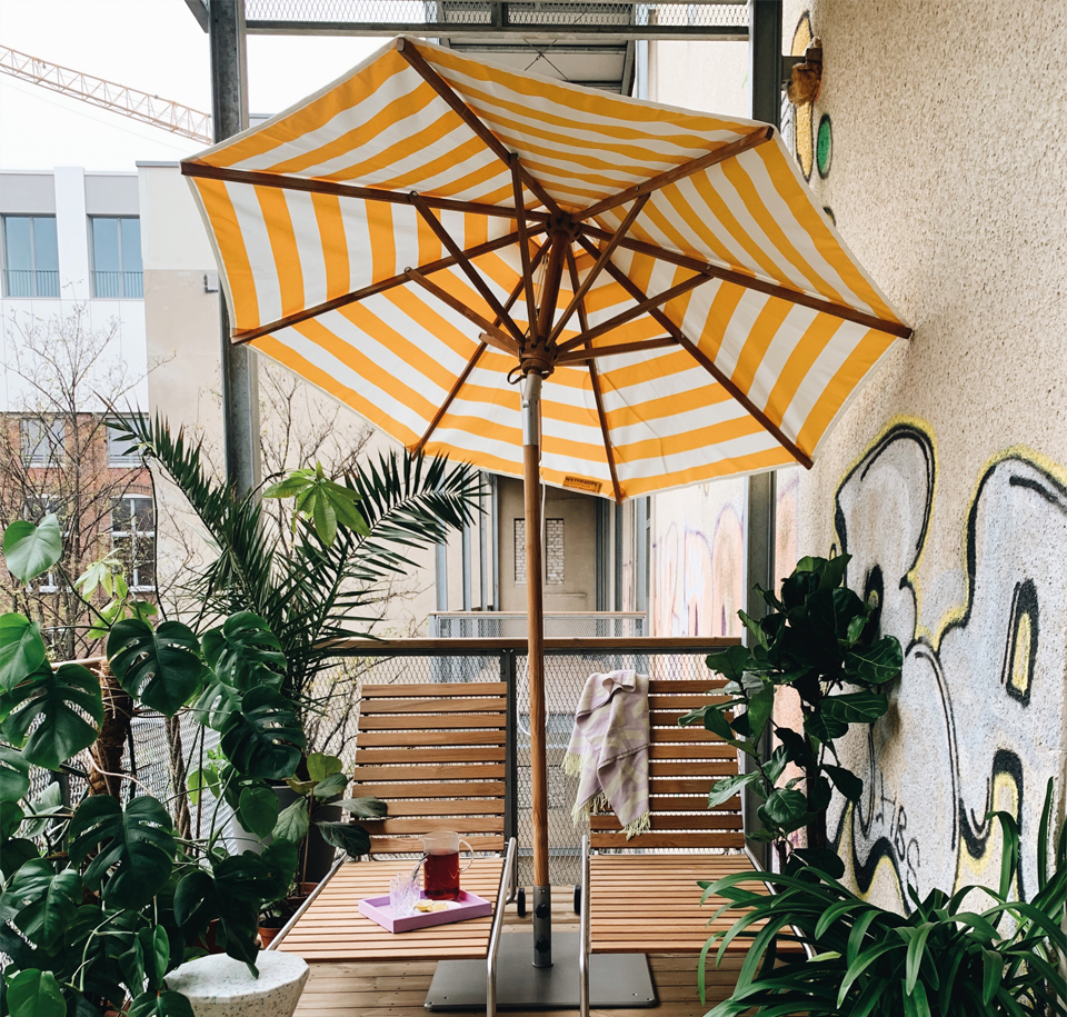 Sengfelder Weishäupl - Sonnenschirm Teak