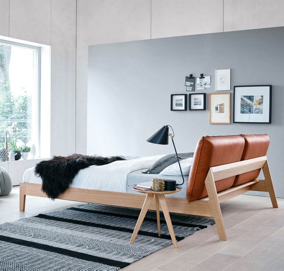 Sengfelder Möller Design - Bett Alva Eiche natur