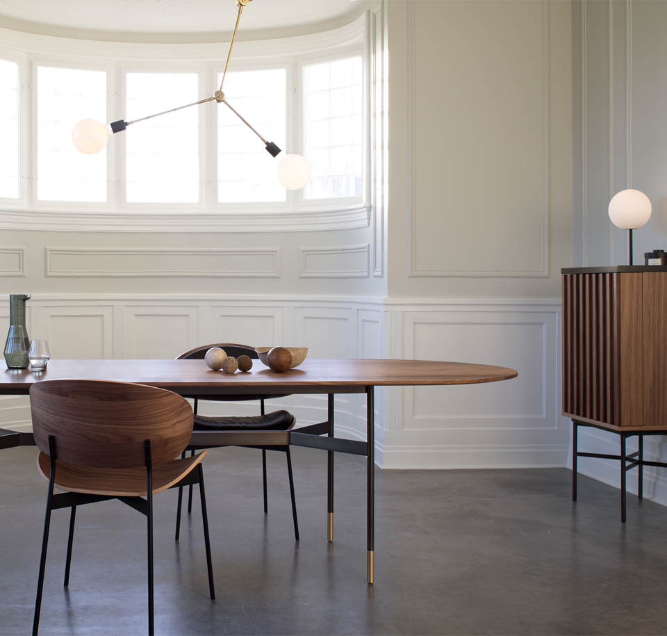 Sengfelder More - Tisch Harri Tisch (halbrund)