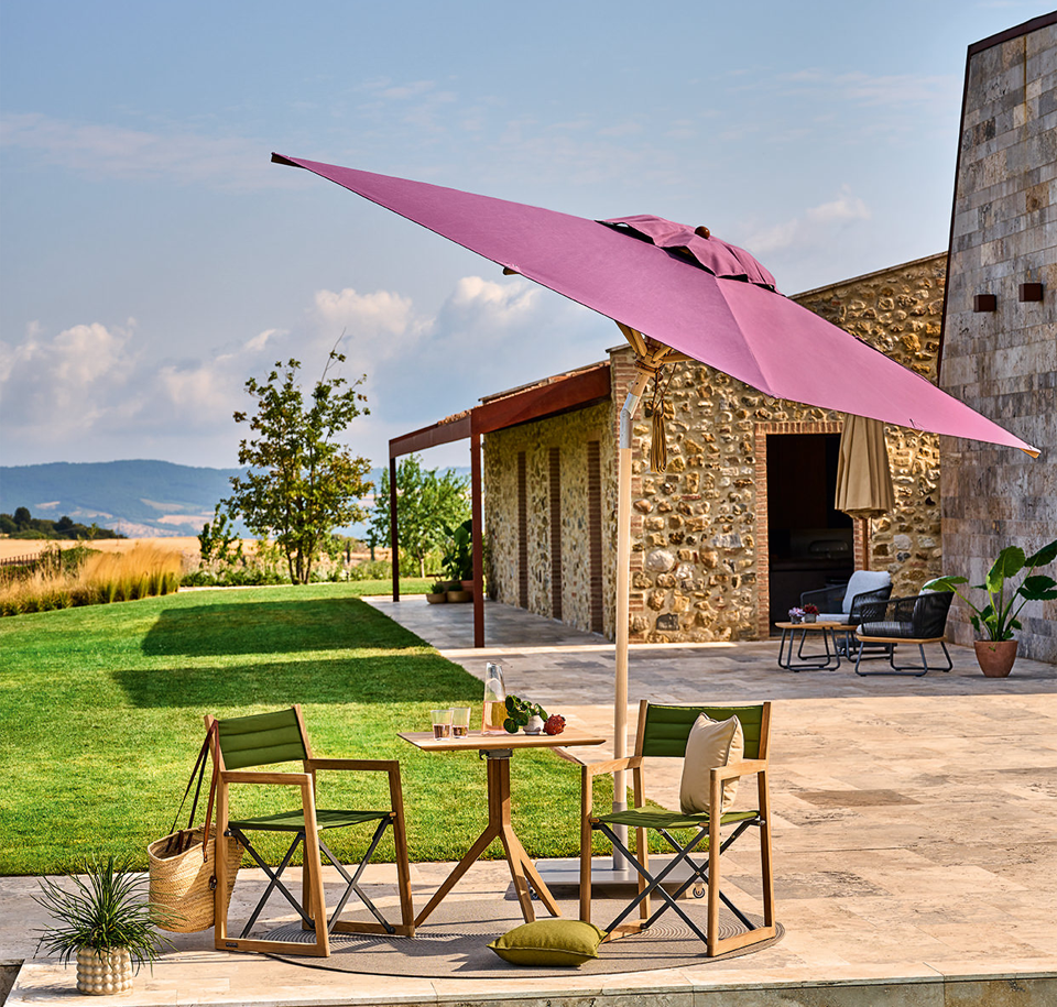 Sengfelder Weishäupl - Sonnenschirm Klassiker rund