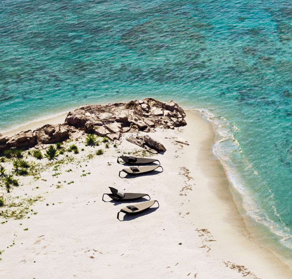 Sengfelder Dedon - Outdoor-Liege Leaf