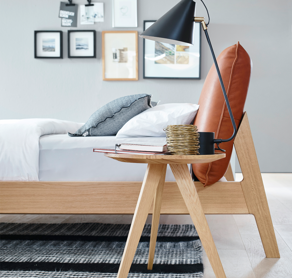 Sengfelder Möller Design - Bett Alva Eiche natur