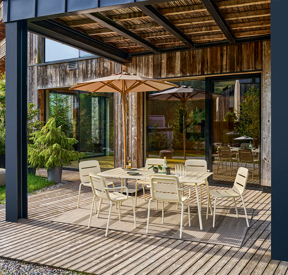 Sengfelder Weishäupl - Sonnenschirm Teak