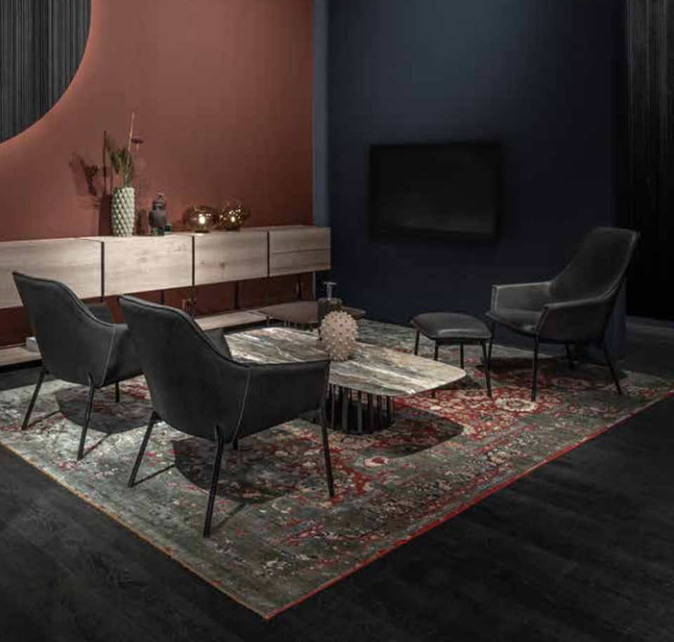 Sengfelder Freifrau - Sessel Grace Lounge Chair High (m. Hocker)