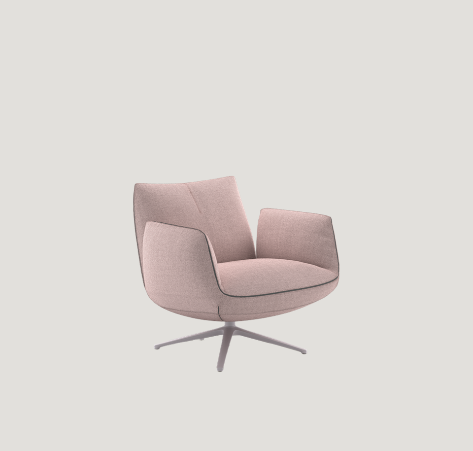 Sengfelder COR - Sessel Jalis Club mit Vierfuß-Gestell