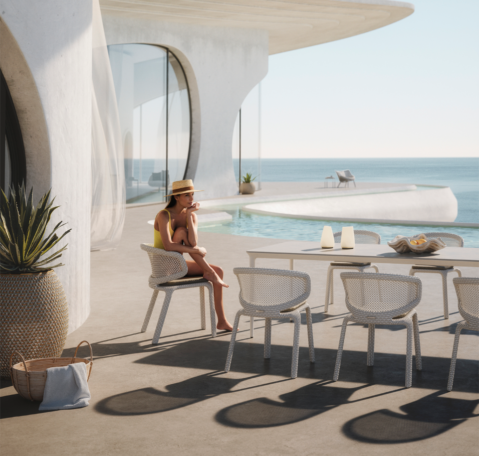 Sengfelder Dedon - Outdoor-Stuhl Seashell Nuo