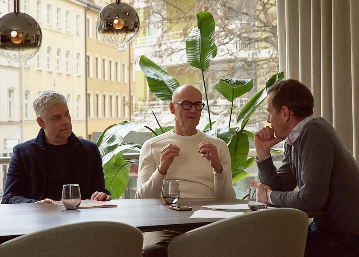 Designerduo Jürgen Laub und Markus Jehs im Gespräch mit Dominik Sengfelder im Sengfelder Studio München