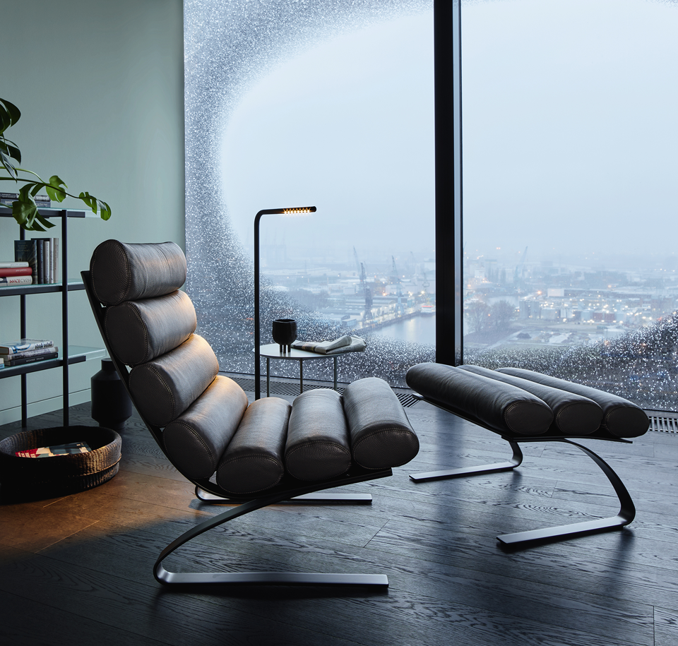 Sengfelder COR - Sessel Sinus mit Hocker