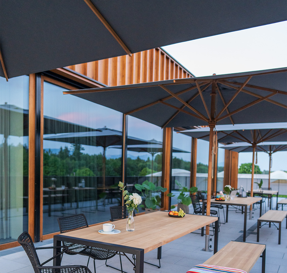 Sengfelder Weishäupl - Sonnenschirm Teak