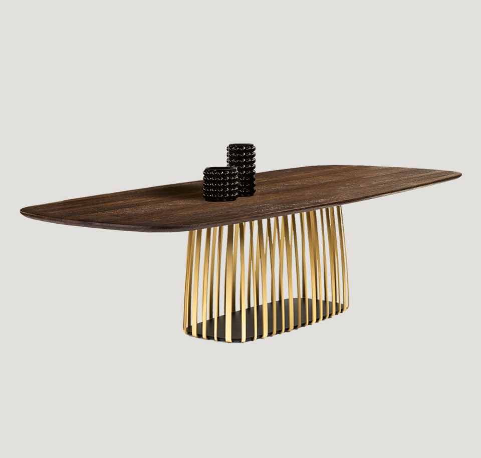 Sengfelder Janua - Tisch BC07 Basket bootsform [Holz]