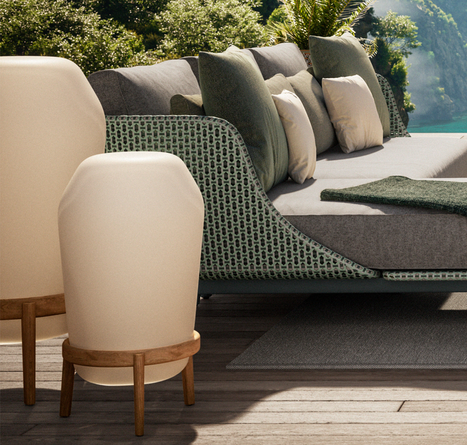 Sengfelder Dedon - Outdoor-Leuchte Loon Floorlamp L