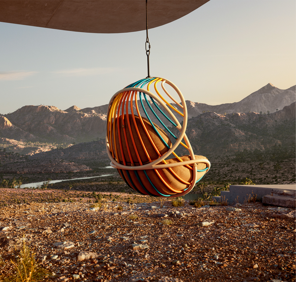 Sengfelder Dedon - Outdoor-Schaukelsessel KIDA