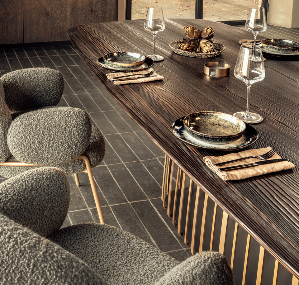 Sengfelder Janua - Tisch BC07 Basket bootsform [Holz]