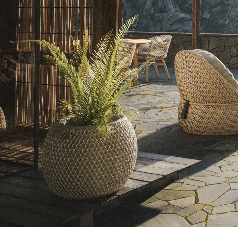 Sengfelder Dedon - Outdoor-Pflanztopf Dala Planter M