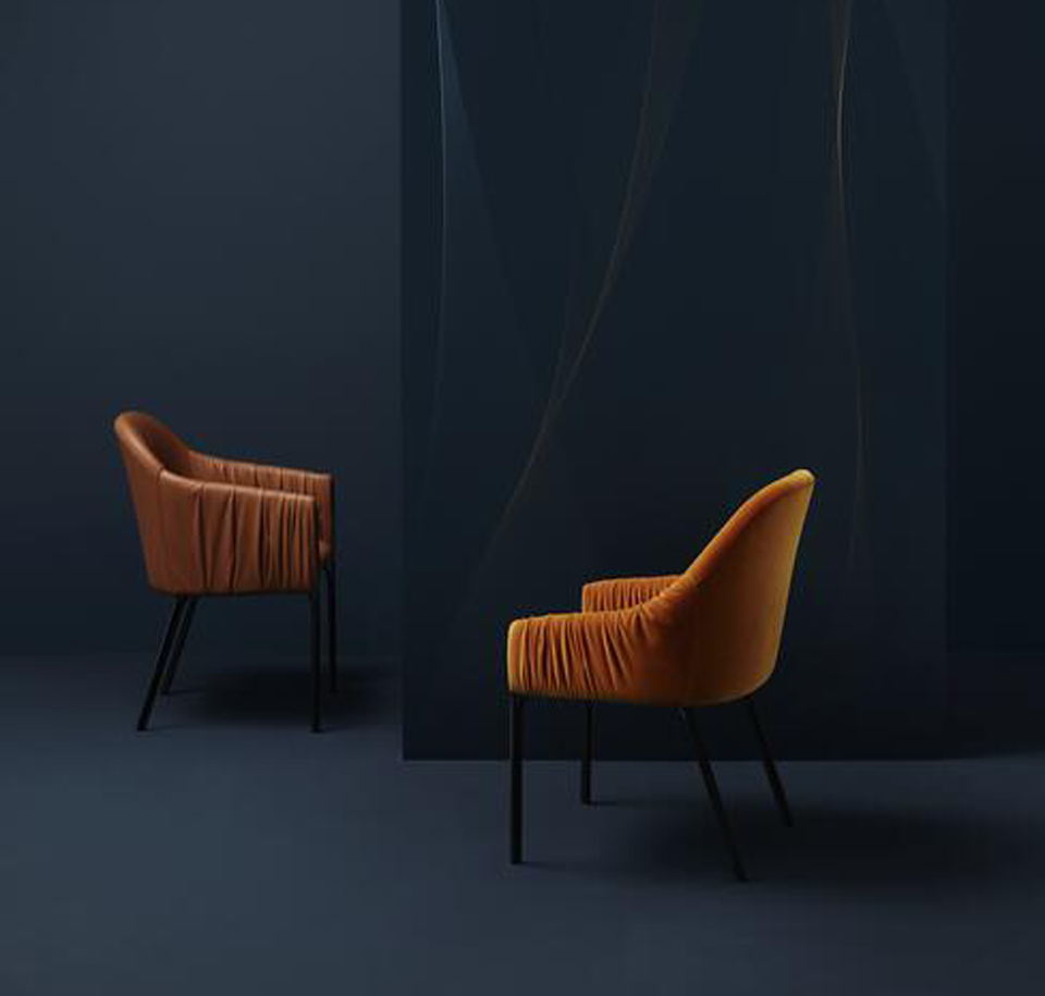 Sengfelder Freifrau - Stuhl Celine Armchair High