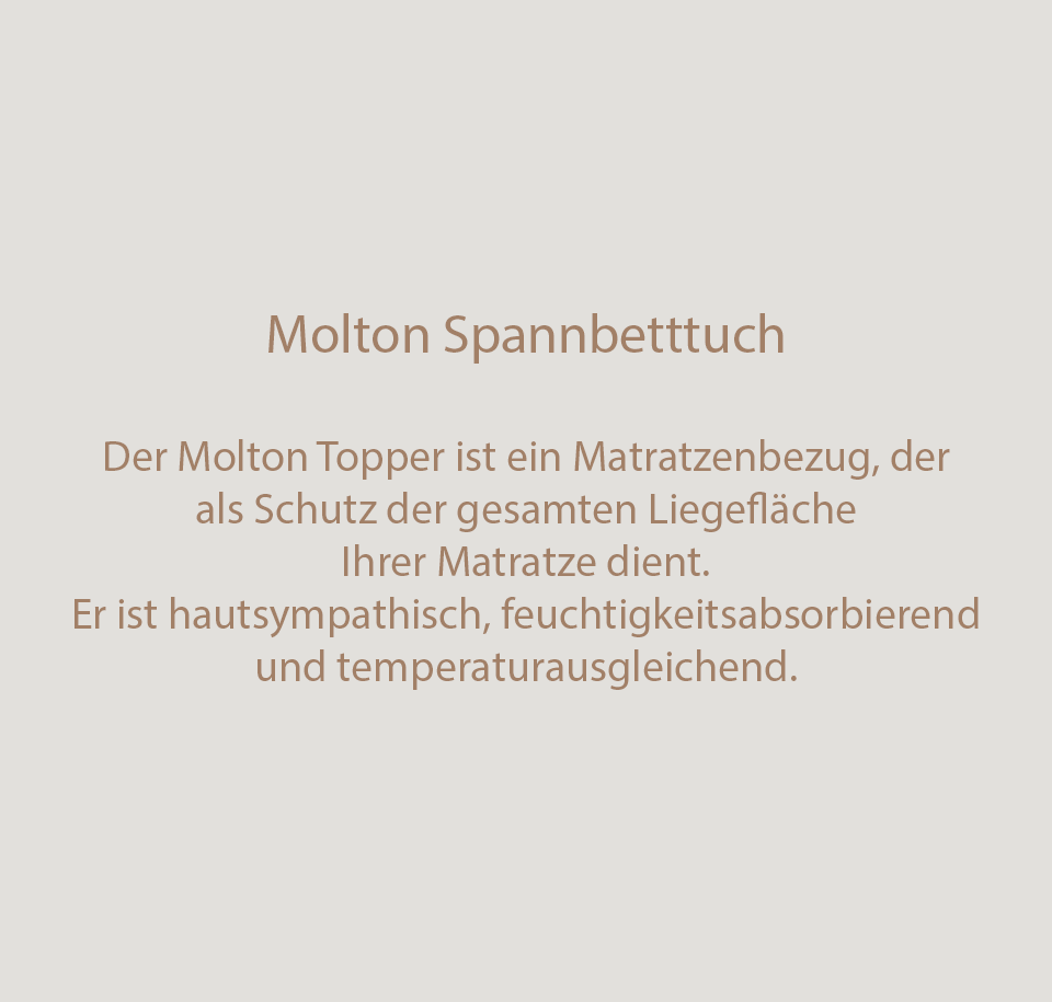 Sengfelder Schramm - Molton Spannbetttuch
