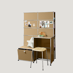 Sengfelder 15-USM-Haller-Kinder-Schreibplatz-Stauraum-Regal-beige-seitlich-offen.webp