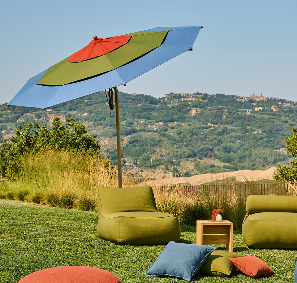 Sengfelder Weishäupl - Sonnenschirm Klassiker rund (Breeze Version)