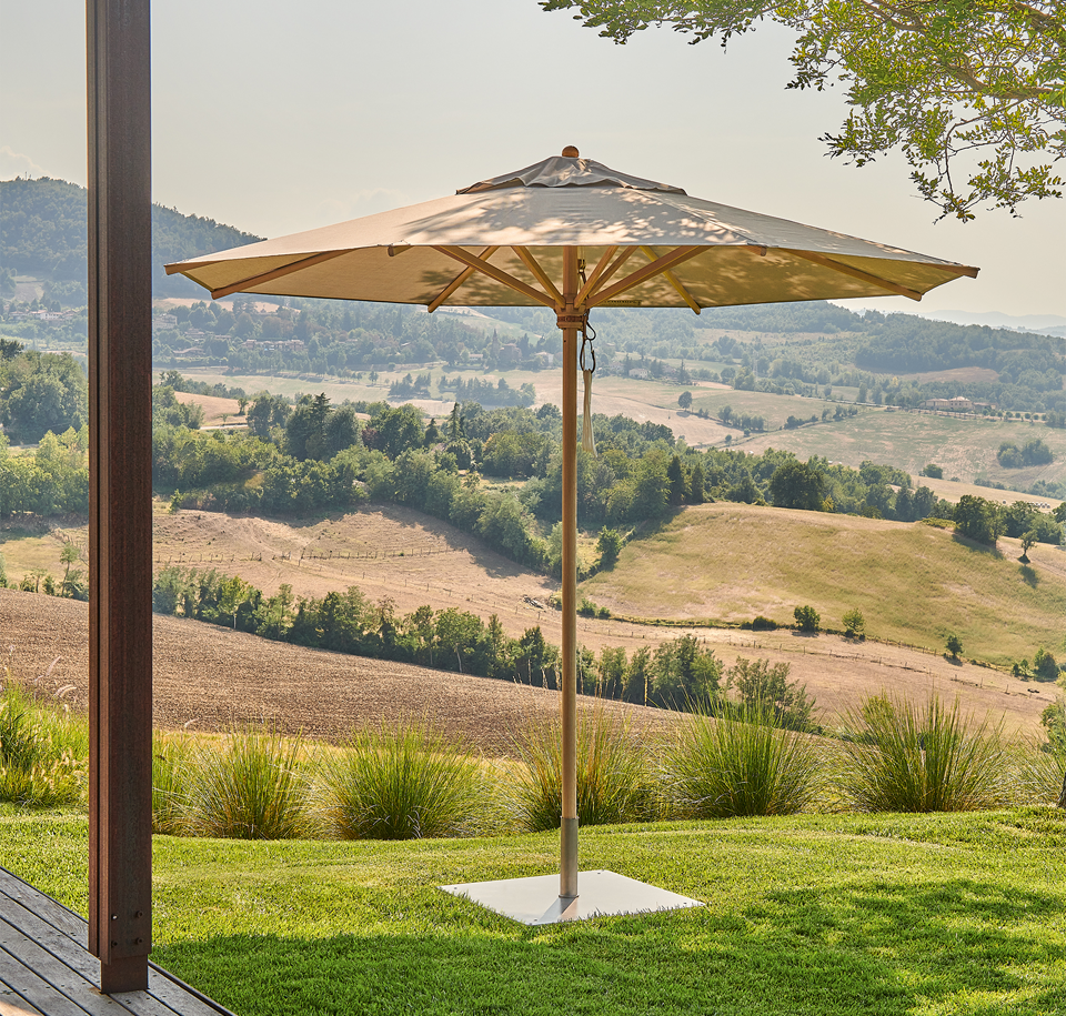 Sengfelder Weishäupl - Sonnenschirm Klassiker rund