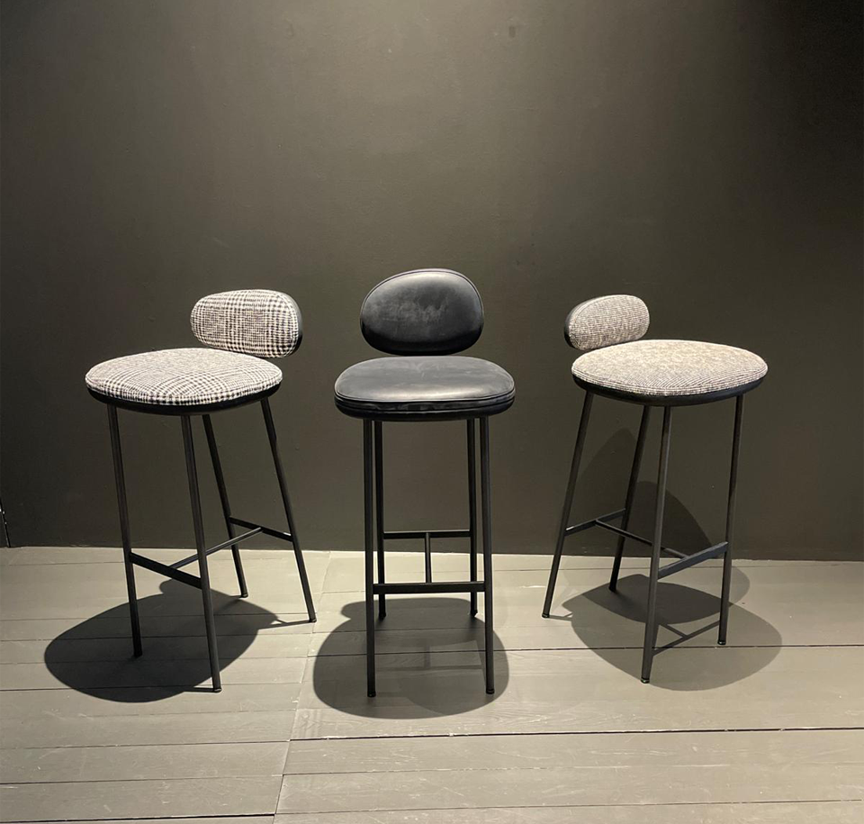 Sengfelder Living Divani - Barhocker Pebble Barstuhl