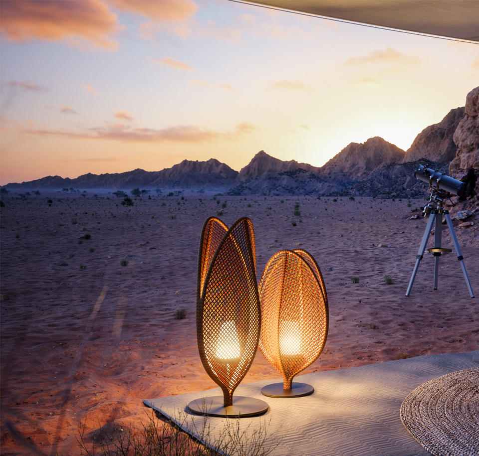 Sengfelder Dedon - Outdoor-Leuchte Scoora Lantern L