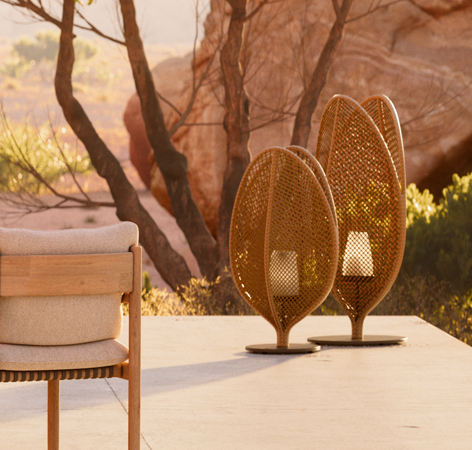 Sengfelder Dedon - Outdoor-Leuchte Scoora Lantern L