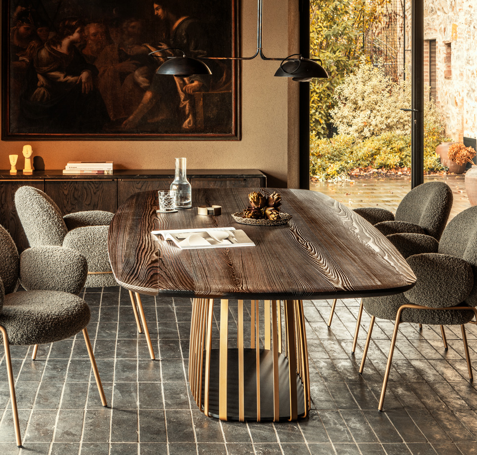 Sengfelder Janua - Tisch BC07 Basket bootsform [Holz]