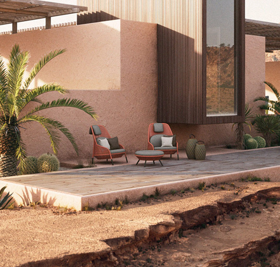 Sengfelder Dedon - Outdoor-Sofa Ahnda 2-Sitzer