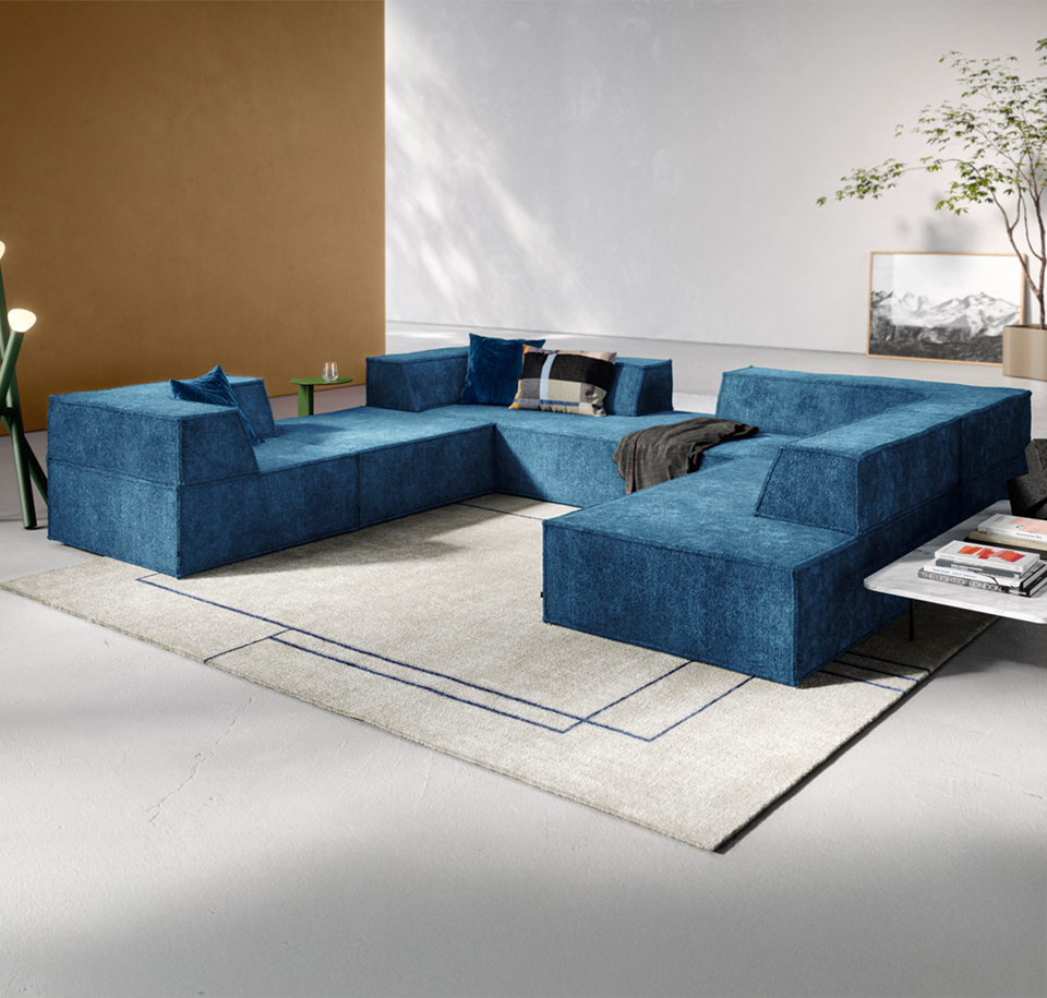 Sengfelder COR - Sofa Trio mit Schlafsofa