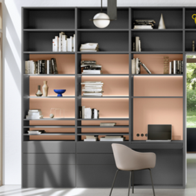 Sengfelder 6-interluebke-Studimo-Regal-anthrazit-lack-matt-rückwand-rosenquarz-lack-matt.webp