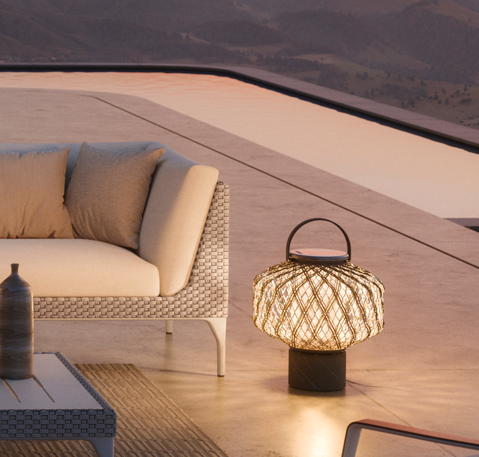 Sengfelder Dedon - Outdoor-Leuchte Tebu