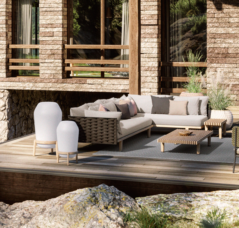 Sengfelder Dedon - Outdoor-Leuchte Loon Floorlamp L