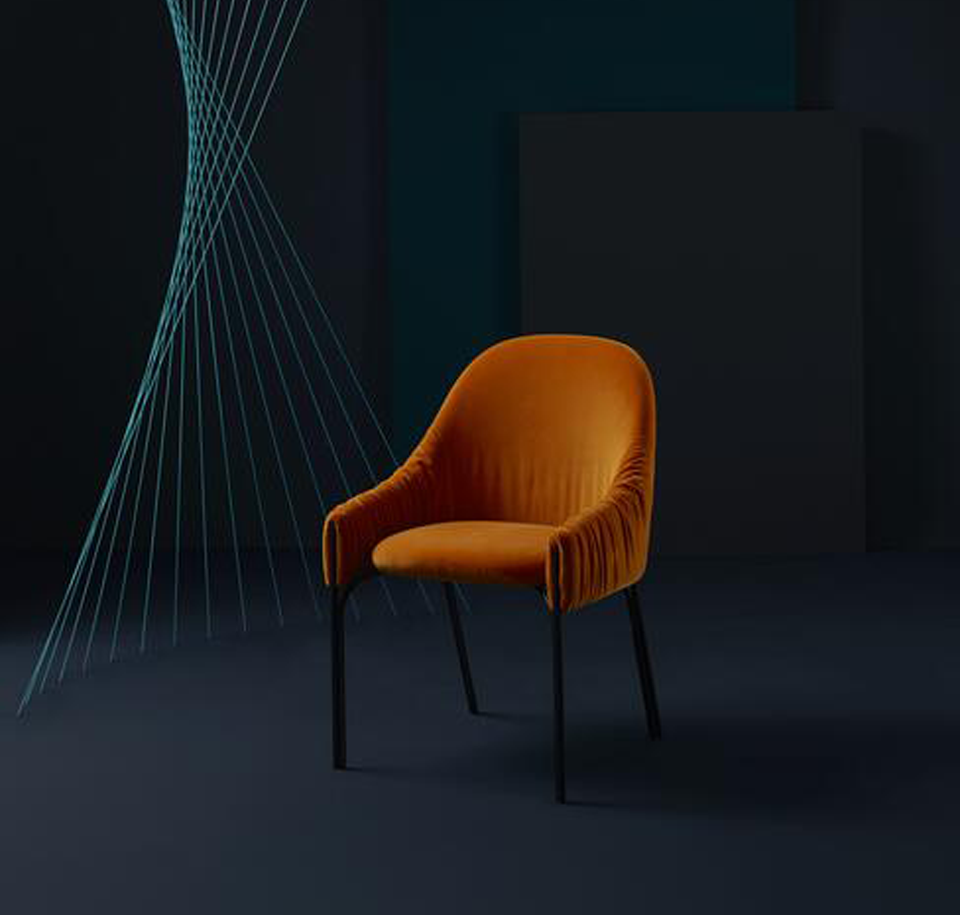 Sengfelder Freifrau - Stuhl Celine Armchair High