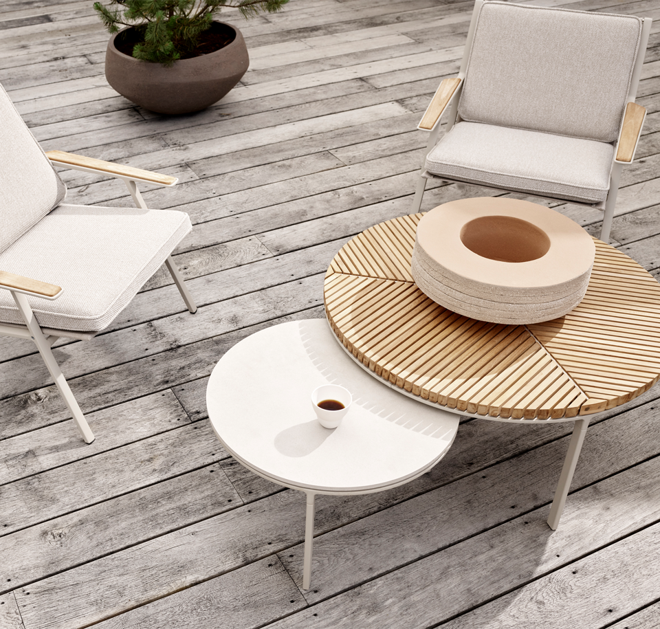 Sengfelder Vipp - Outdoor-Beistelltisch 716 Open-Air Coffee Table