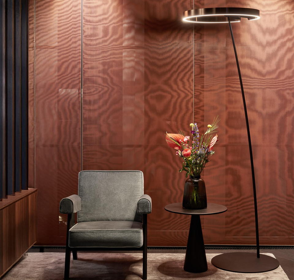 Sengfelder Occhio - Stehleuchte Mito Raggio gold matt