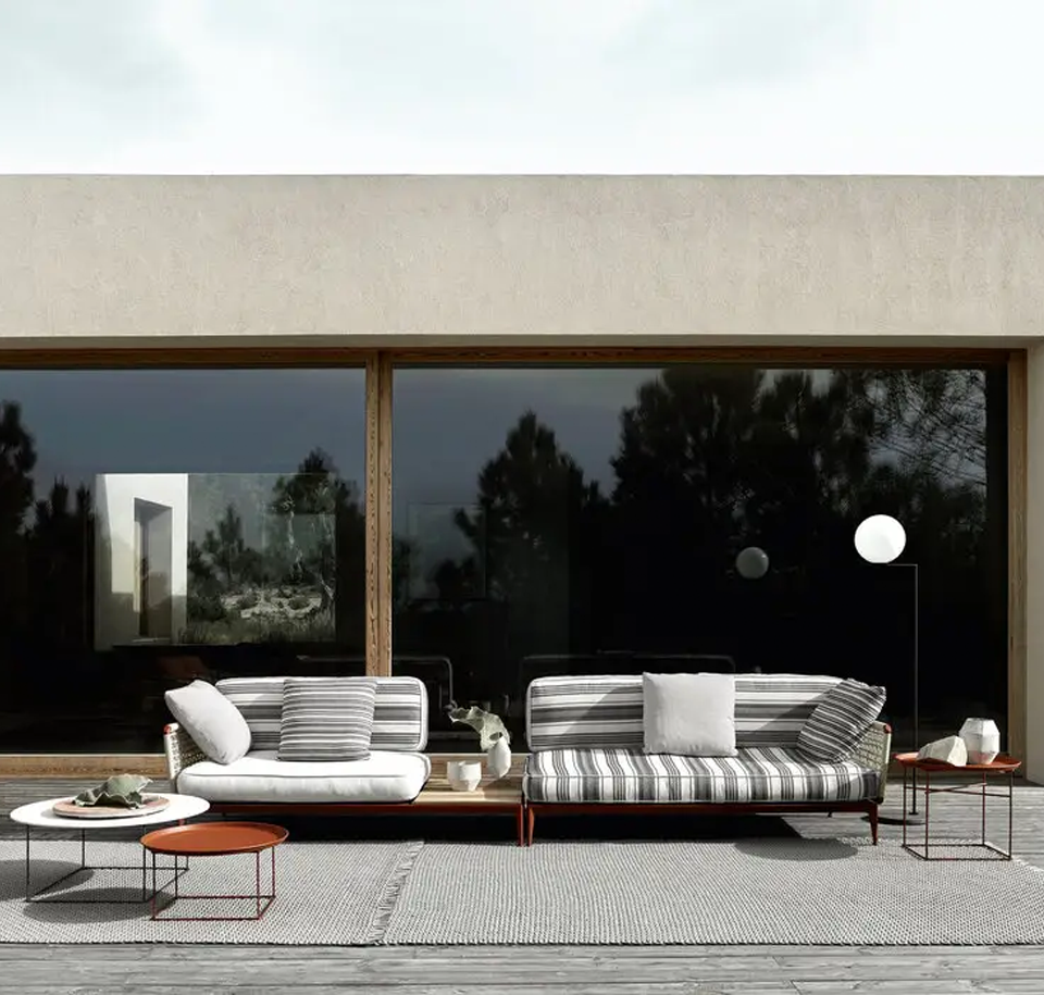 Sengfelder B&B italia - Outdoor-Sofa Ribes