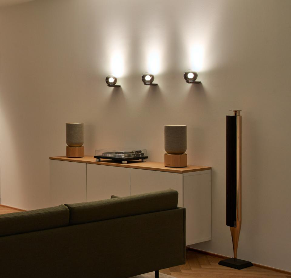 Sengfelder Occhio - Wandleuchte Luna parete