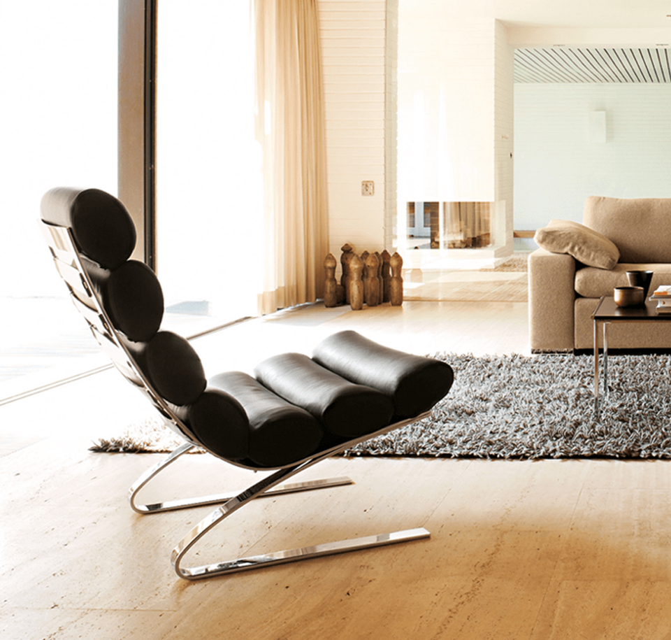 Sengfelder COR - Sessel Sinus mit Hocker