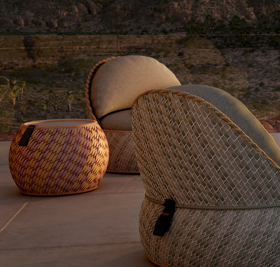 Sengfelder Dedon - Outdoor-Beistelltisch Dala Sidetable