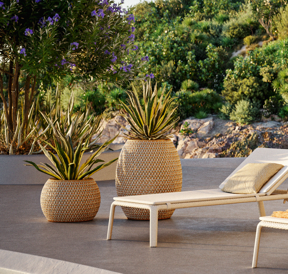 Sengfelder Dedon - Outdoor-Pflanztopf Dala Planter L