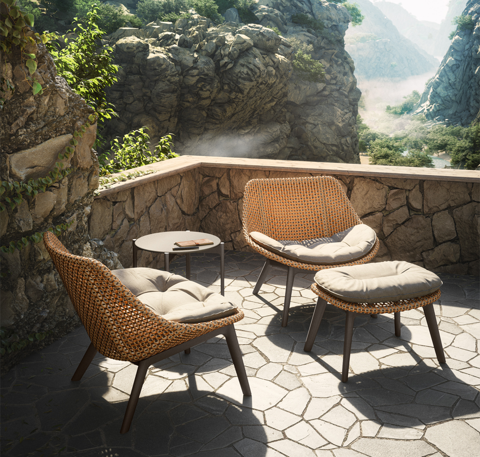 Sengfelder Dedon - Outdoor-Beistelltisch Izon Sidetable