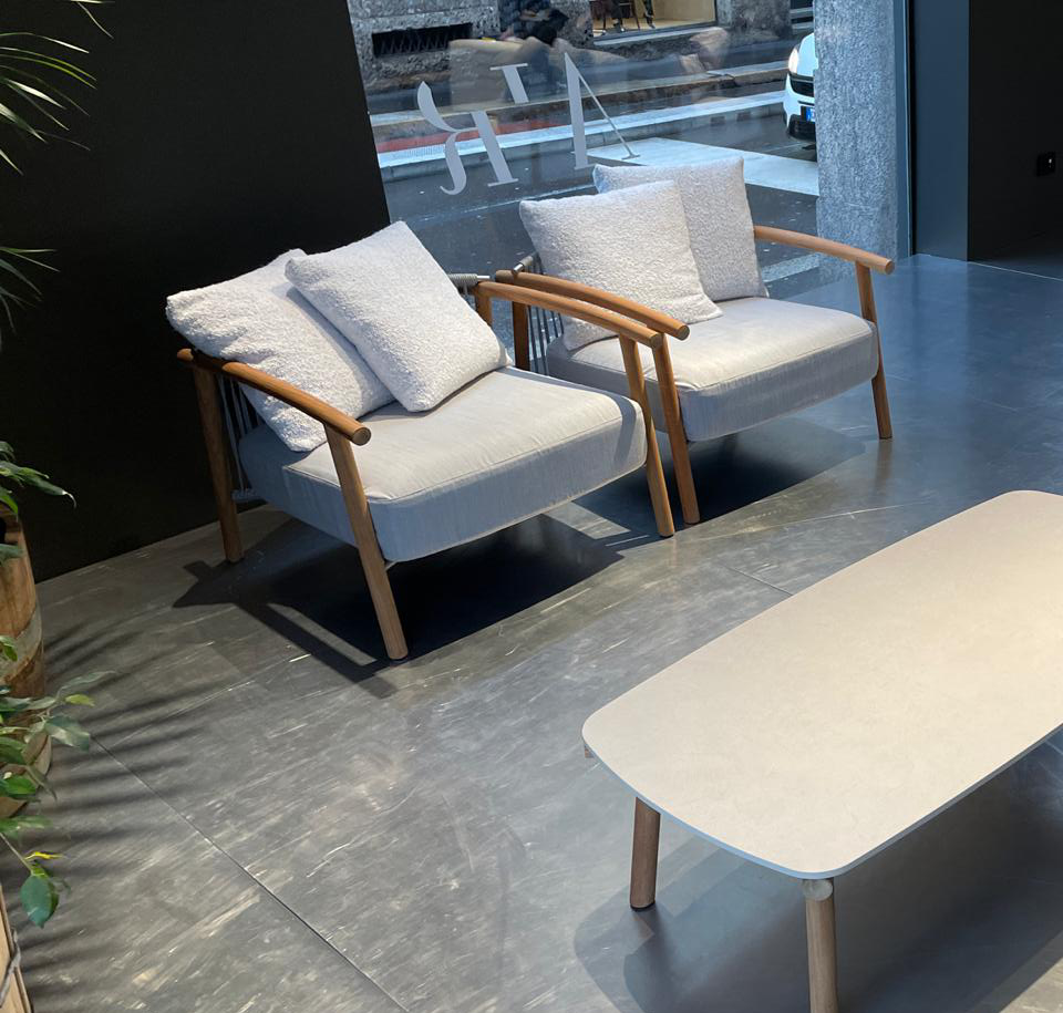 Sengfelder Living Divani - Outdoor-Sessel Kasumi